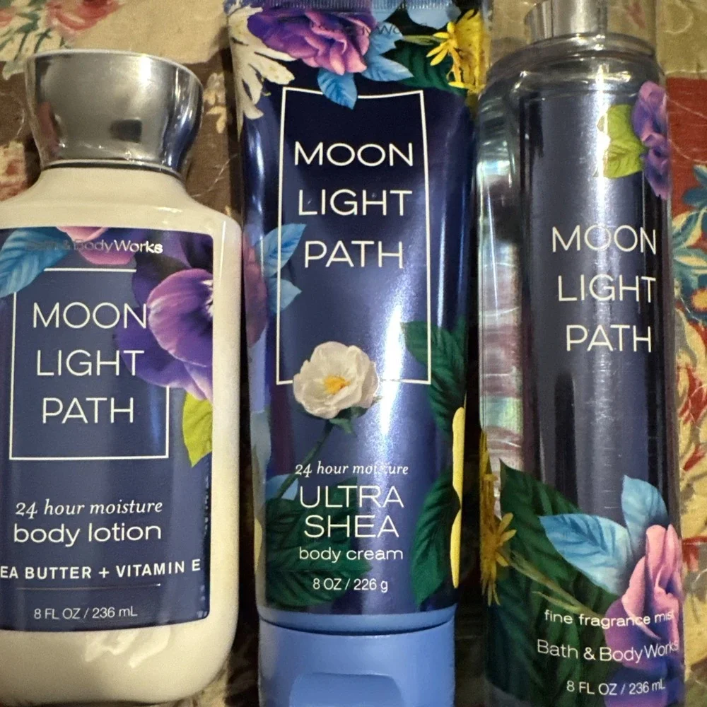Moonlight Path Body Mist Body Cream Body Lotion By Bath & Body Works New